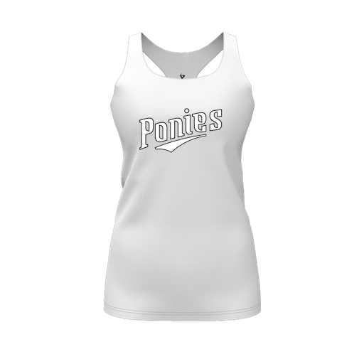 [FT0TRBWH-FYS-LOGO1] Decker Racerback Tank Top (Female Youth S, White, Logo 1)