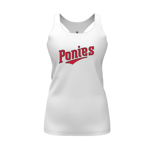 [CUS-DFW-RCBK-PER-WHT-FYS-LOGO2] Racerback Tank Top (Female Youth S, White, Logo 2)
