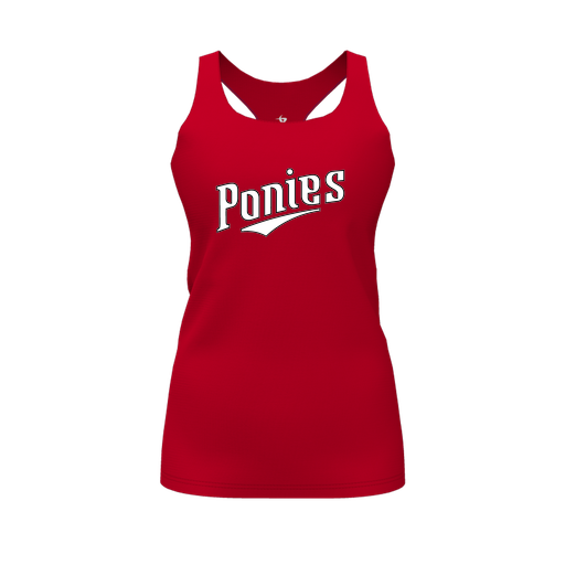 [FT0TRBRD-FYS-LOGO1] Decker Racerback Tank Top (Female Youth S, Red, Logo 1)