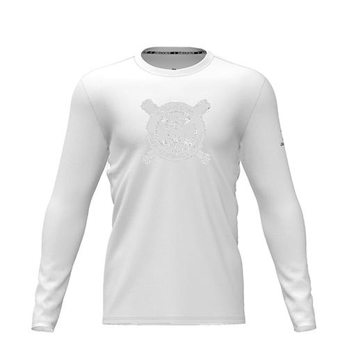 [FTLCDFWH-YXS-LOGO3] Dri Fit Performance T-Shirt (Youth XS, White, Logo 3, Long Sleeve)