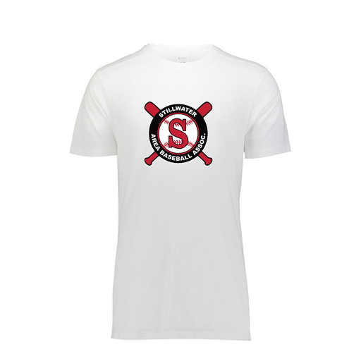 [3066.005.S-LOGO3] Youth Ultra-blend T-Shirt (Youth S, White, Logo 3)