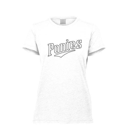 [FTSCUBWH-FAXS-LOGO1] Decker Women's Tri-Blend T-Shirt - Short Sleeve (Female Adult XS, White, Logo 1)