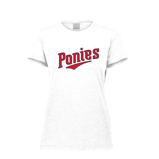 [FTSCUBWH-FAXS-LOGO2] Decker Women's Tri-Blend T-Shirt - Short Sleeve (Female Adult XS, White, Logo 2)