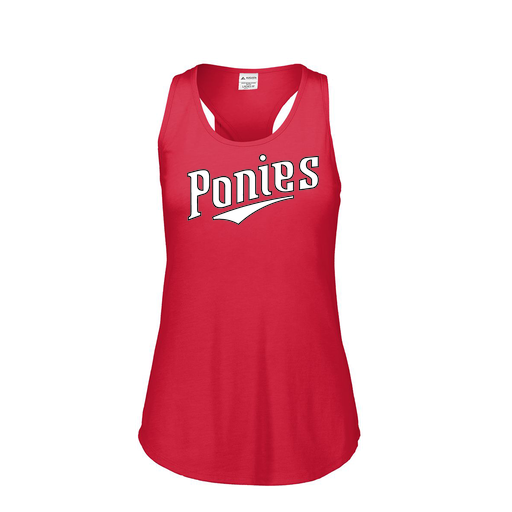 [3078.V96.S-LOGO1] Ladies Tri Blend Tank Top (Female Adult S, Red, Logo 1)