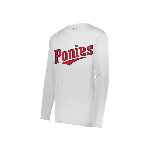 [222822.005.XS-LOGO2] Men's LS Smooth Sport Shirt (Adult XS, White, Logo 2)