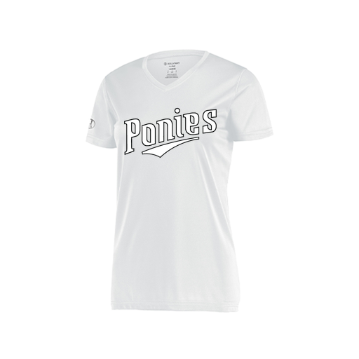 [222820.005.S-LOGO1] Ladies Movement Dri Fit Shirt (Female Adult S, White, Logo 1)