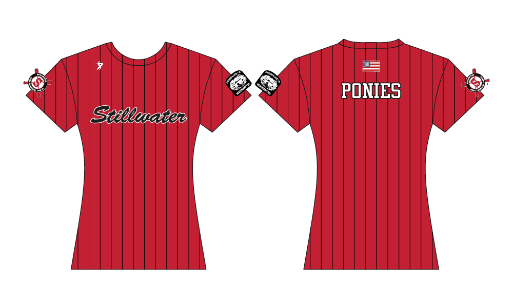 Stillwater Area Baseball Association - Female's Short Sleeve Shirt